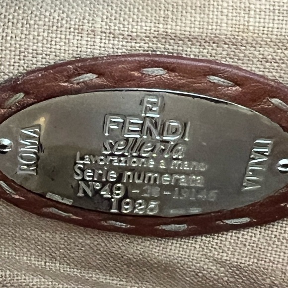 Authentic Copper Fendi Villa Borghese Selleria Bag - Picture 8 of 11